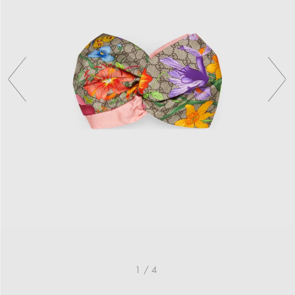 Gucci Floral Headband nwt Box Included